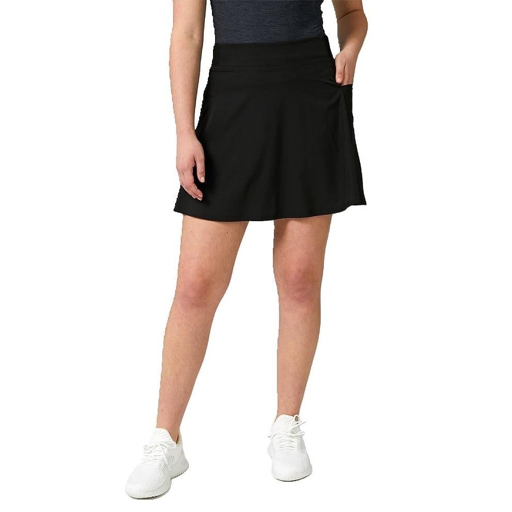 32 Degrees Cool Skort Womens Small Black Active Skirt Pockets Athletic Summer